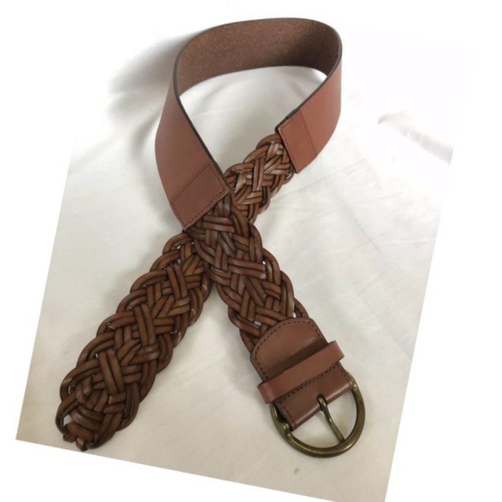 Loft Women’s 2.25”’ Wide Leather Belt Size M